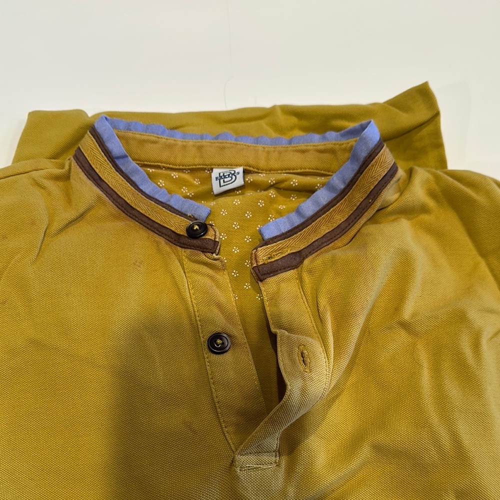 Men's Mustard Yellow Shirt